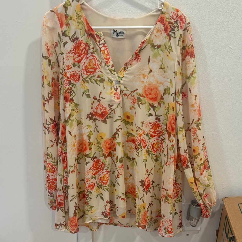 Show Me Your Mumu Floral Blouse
